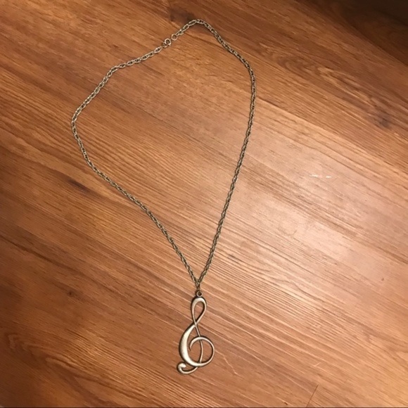 💛- 🎼 treble cleft pendant💐 - Picture 2 of 2